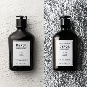 DEPOT NO. 110 BLACK SHAMPOO - שמפו לשיער טבעי, צבוע או מובהר